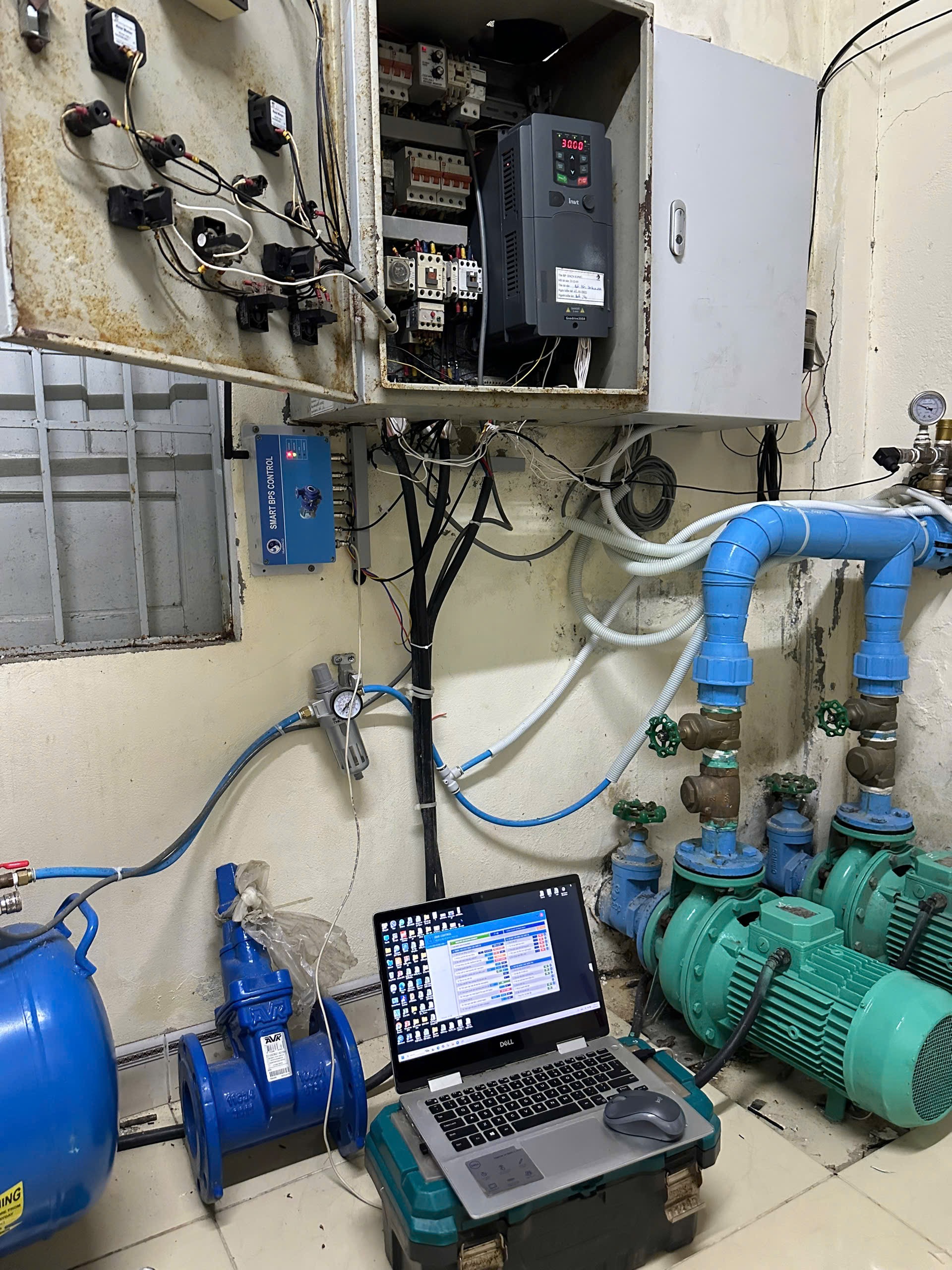 HỆ THỐNG GIÁM SÁT - TĂNG ÁP MẠNG LƯỚI - HUEWACO