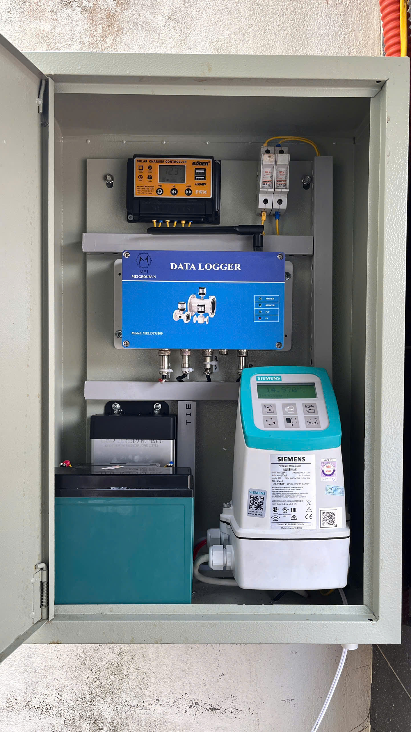 HỆ THỐNG GIÁM SÁT LƯU LƯỢNG VÀ ÁP LỰC CHO CẤP NƯỚC QUẢNG TRỊ